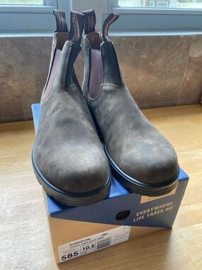 Blundstone Men’s Chukka Boots - Dark Brown with Black Elastic